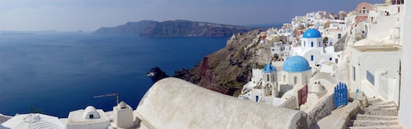 Santorini Partial Pano