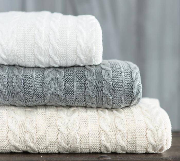Cable Knit Throws
