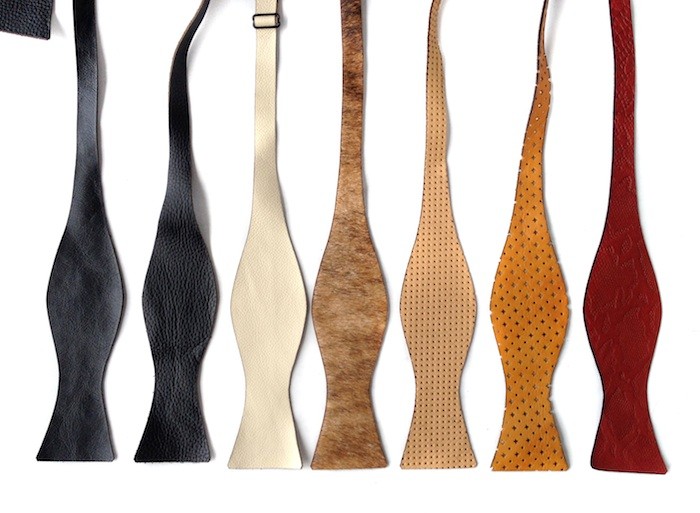 Leather Bow Tie Leather Bow Tie