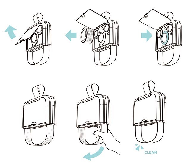 Cyclean Cyclean is a bus/train handle that can prevent the transfer of germs with its internal cleaning function.