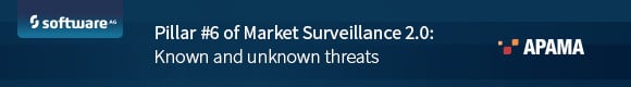 Pillar #6 of Market Surveillance 2.0: Known and unknown threats