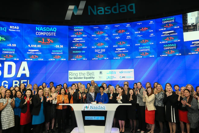 Exchanges 'Ring the Bell for Gender Equality 2021'